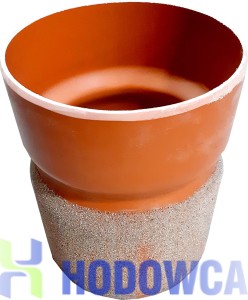 Saddle muff ø 315 with a waist without a cap - LAST PIECES ON PROMOTION!