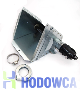 Boot / yoke for longitudinal line - feed intake boot 